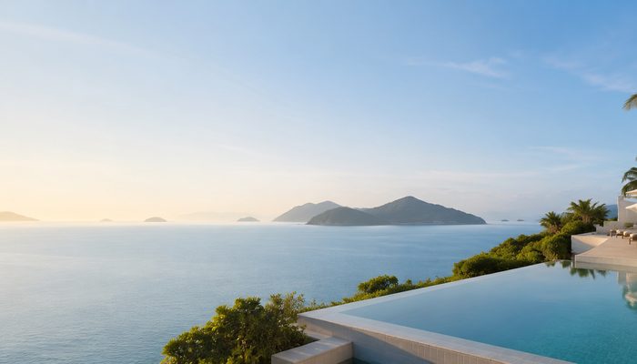 Bể Bơi Vô Cực Phú Quốc – Không Gian Thư Giãn Giữa Biển Trời Bể bơi vô cực hướng biển tại khu nghỉ dưỡng Phú Quốc